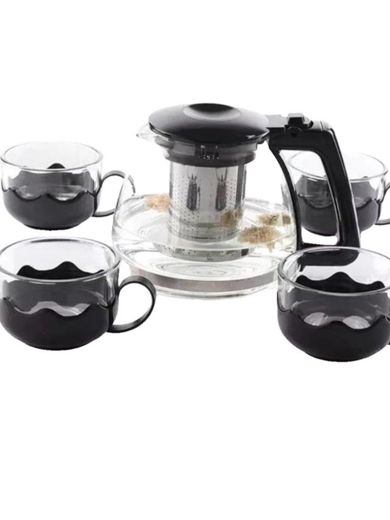 5-Piece Glass Tea Set