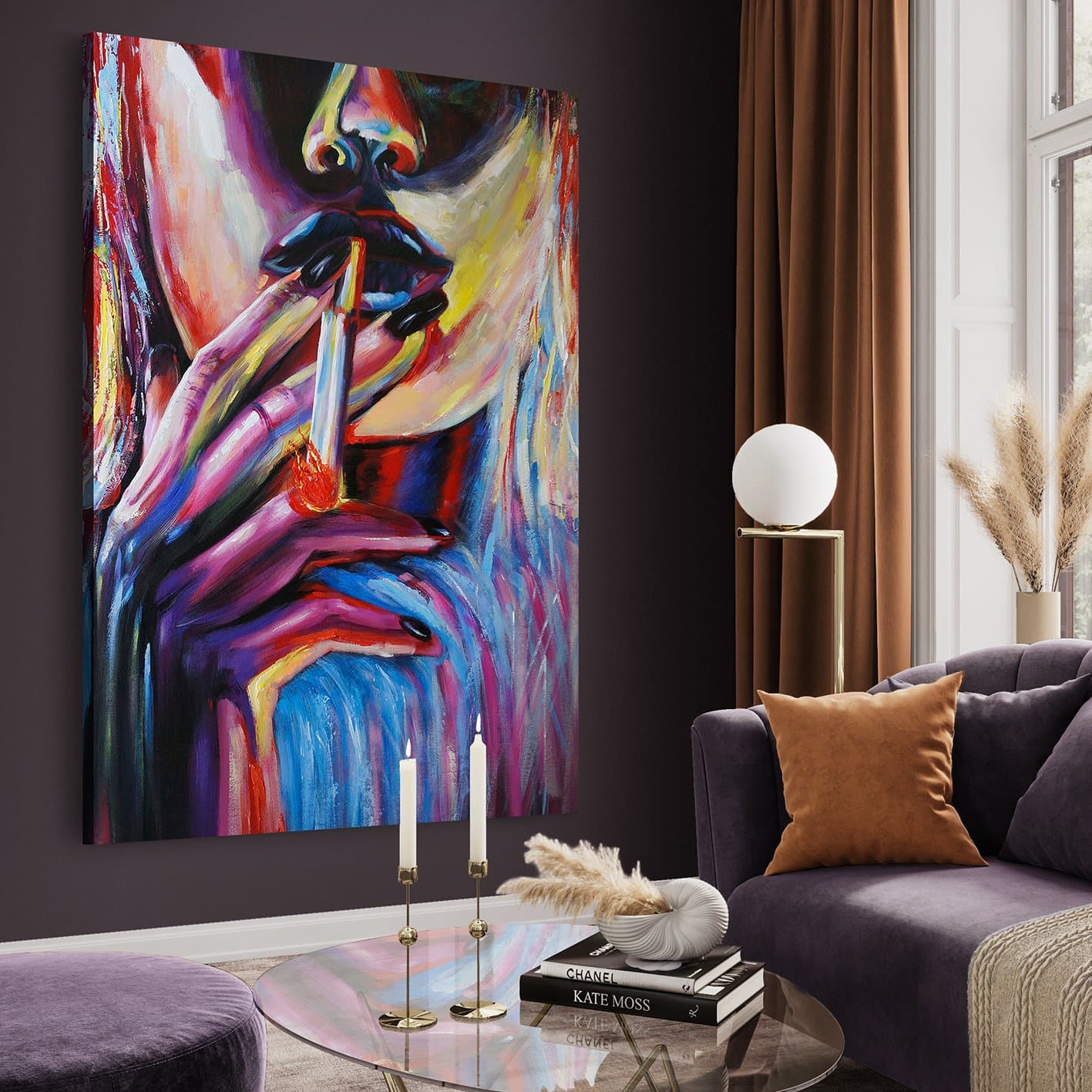Multi-Colour Wall Art Tableau LR-0022