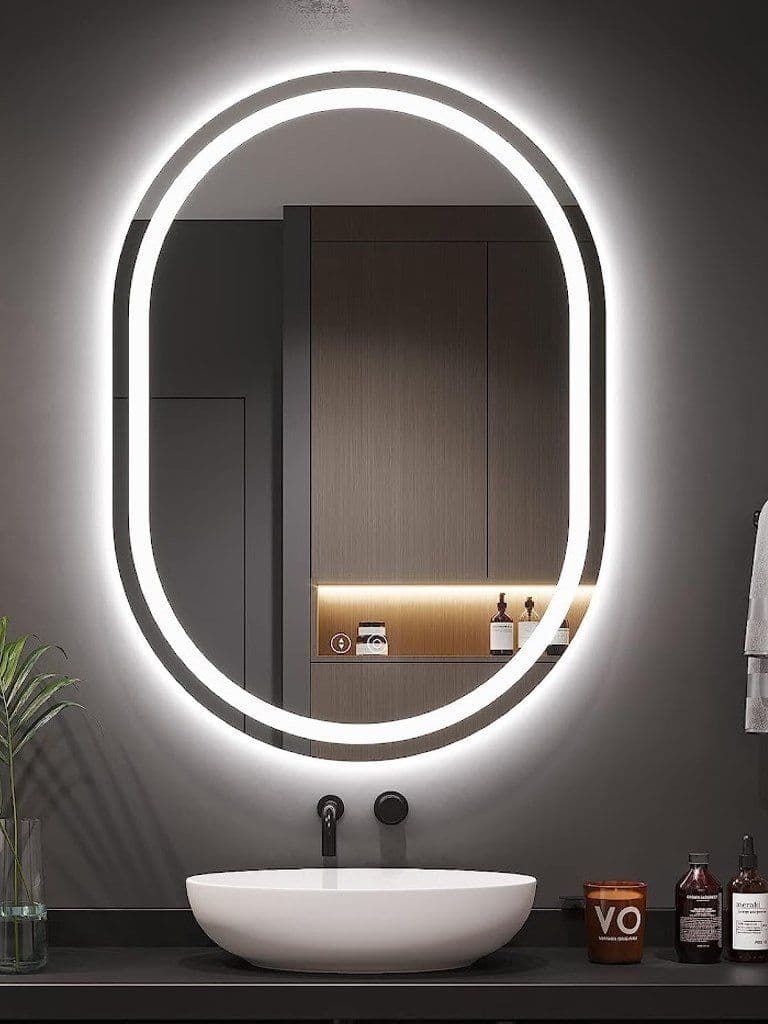 Oval Bathroom Mirror LRM-0122