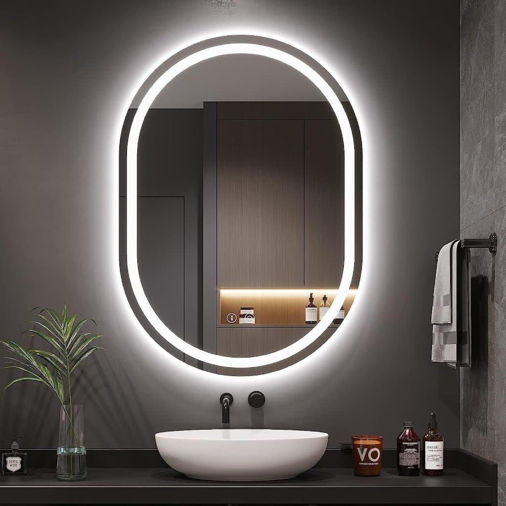 Oval Bathroom Mirror LRM-0122