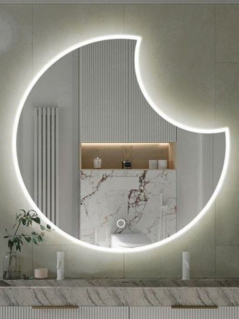 Bathroom Mirror Crescent LRM-0163