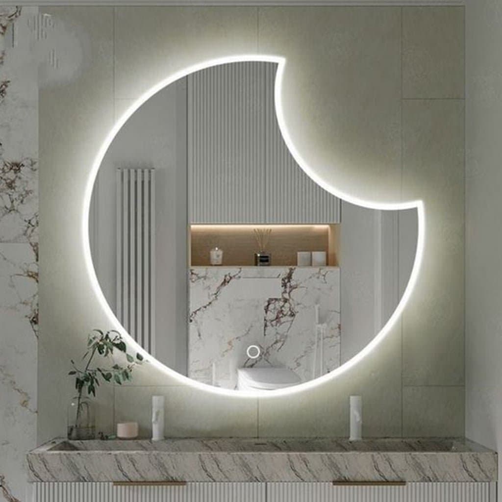 Bathroom Mirror Crescent LRM-0163