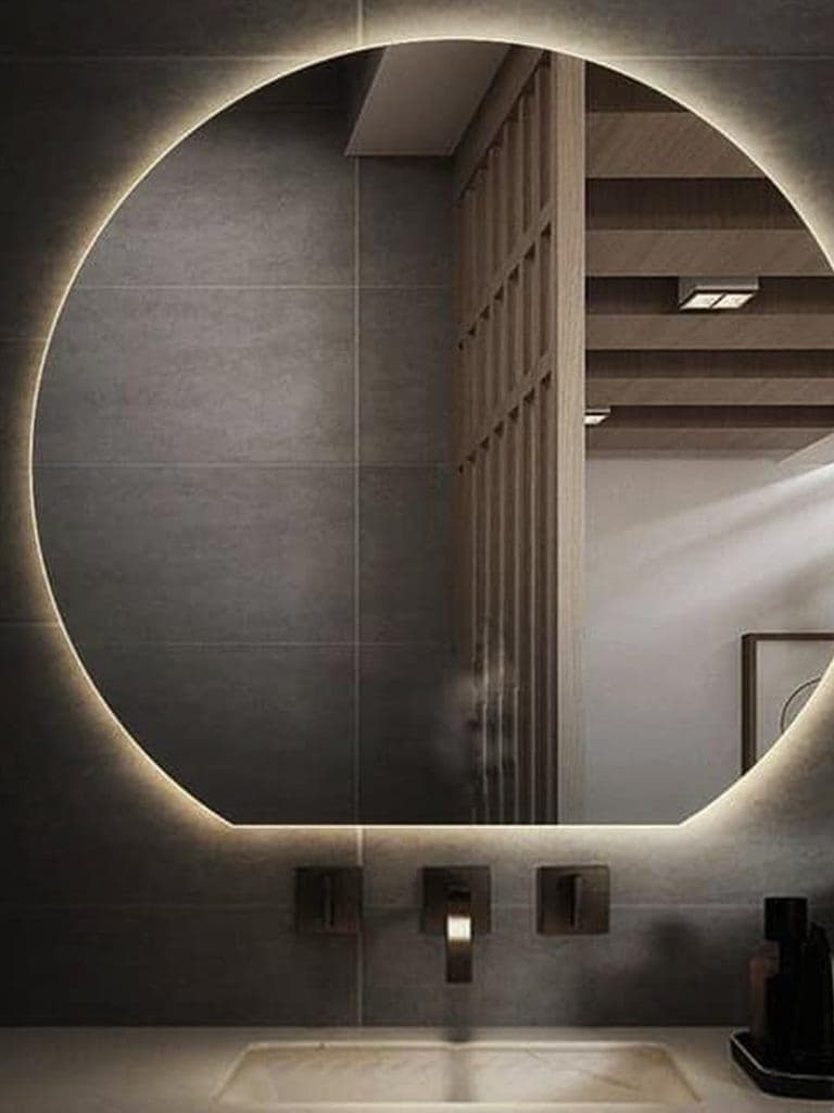 Round LED Illuminated Bathroom Mirror LRM-0213