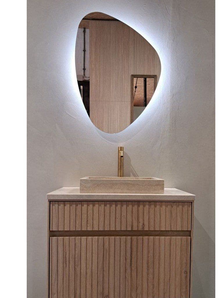 Silver Glass Bathroom Mirror LRM-WC20-8060