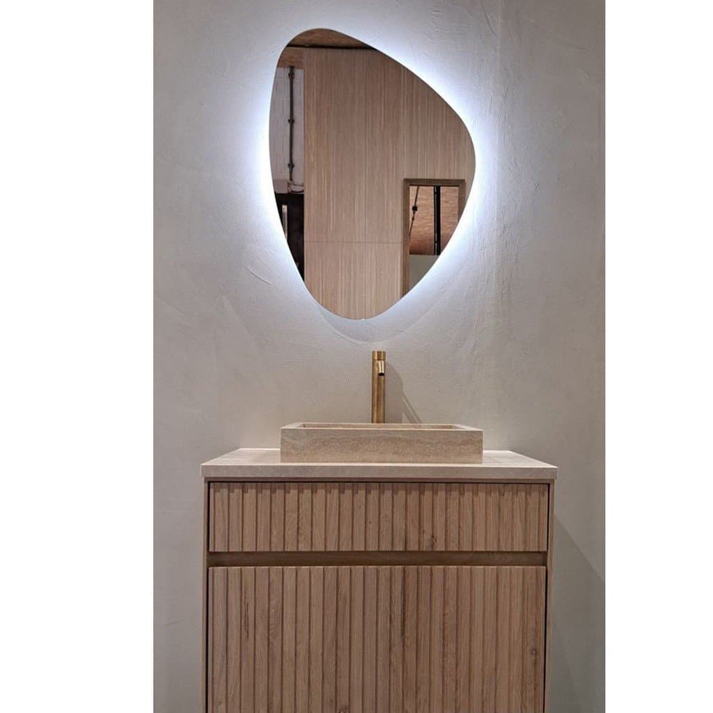 Silver Glass Bathroom Mirror LRM-WC20-8060