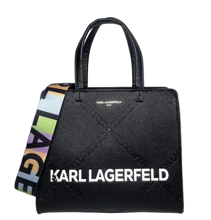 KARL LAGERFELD Paris Satchel Bag KB62, black — main view