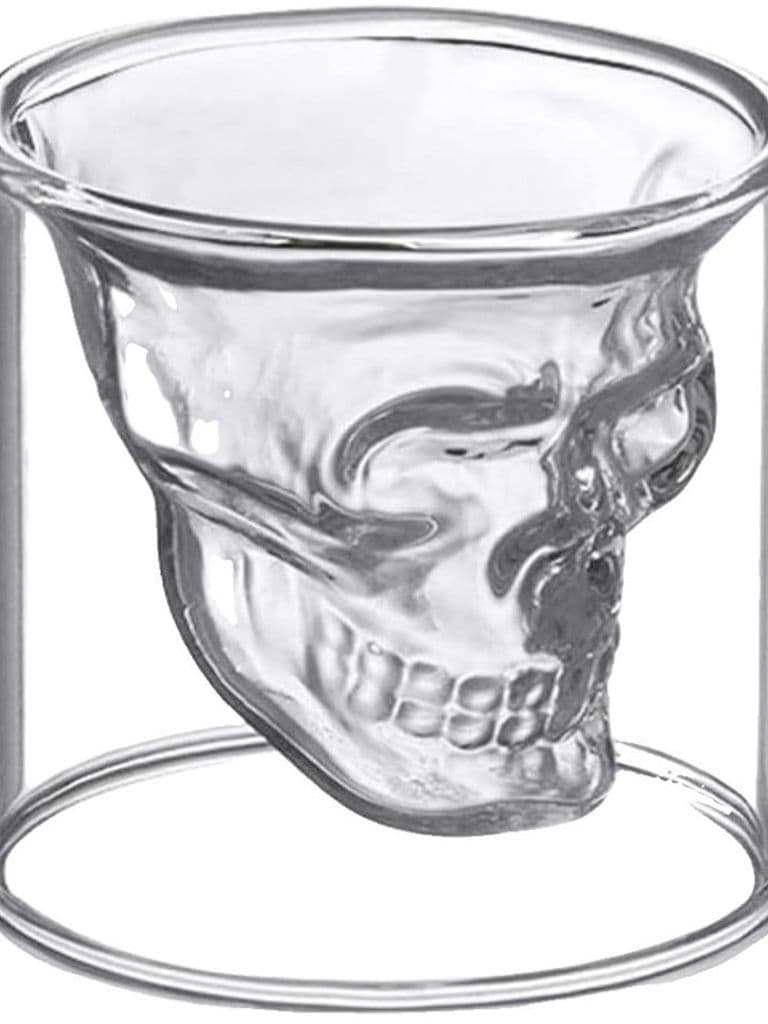 Double wall glass crystal coffee mug