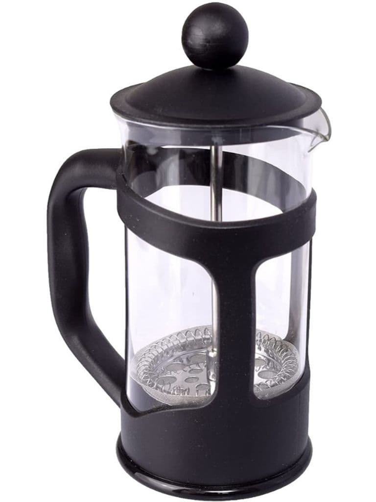 Generic French Press Coffee Maker 1000ml Large Capacity Heat Resistant Mixed Materials Black