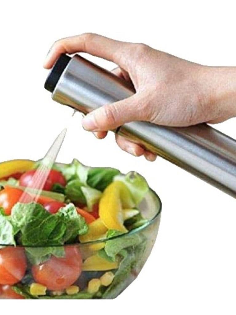 Generic Multi Use Cooking Oil Sprayer for Olive Oil Water and Vinegar Stainless Steel 100ml Silver
