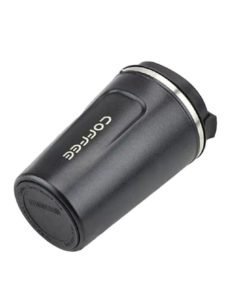 Generic Stainless Steel Vacuum Thermos Mug for Hot & Cold Drinks, 510ml Black