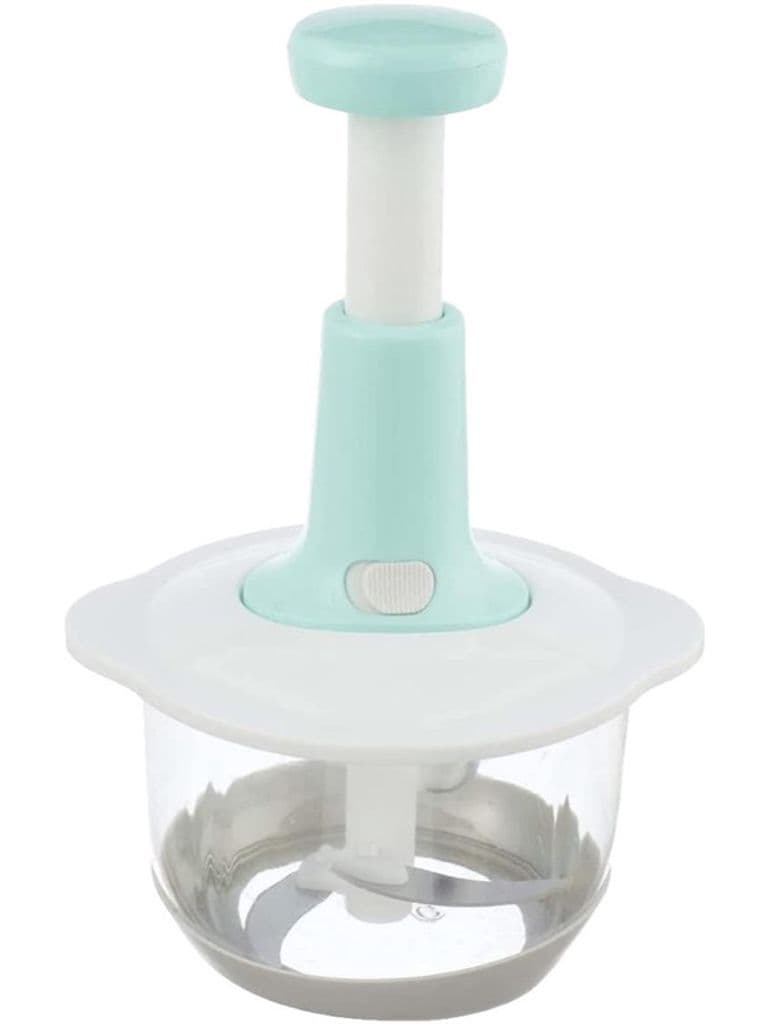 Large steel hand food grinder Fruit and vegetable chopper for chopping onions, salad, tomatoes and potatoes