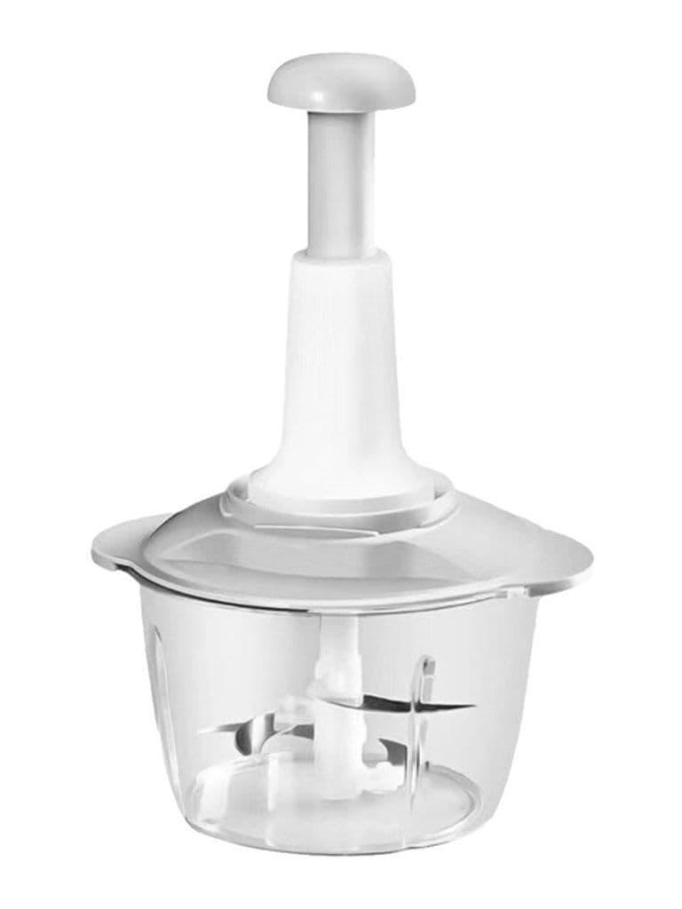 Manual food chopper and chopper for chopping onions and vegetables, 1 liter and a half