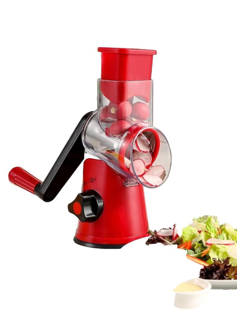 Rotary Cheese Grater Handheld, Vegetable Slicer Easy Cleaning