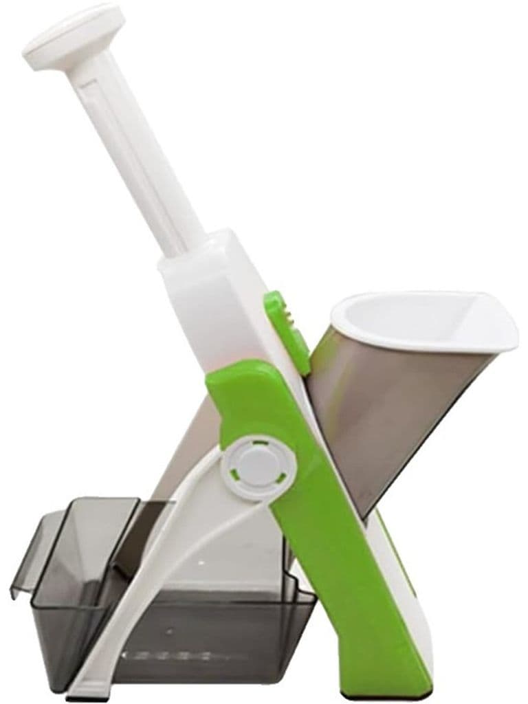 Round vegetable cutter with gears