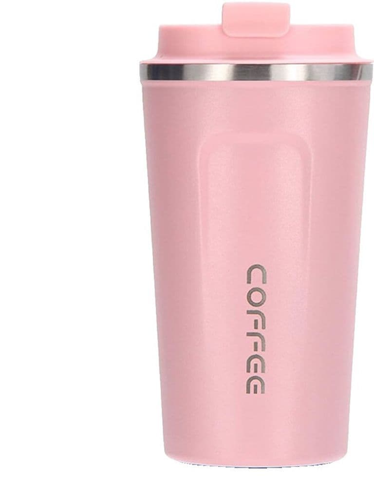 Stainless steel thermos cup, 510 ml (pink)